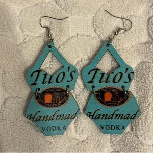 Titos Vodka Dangle Earrings unique Novelty Earrings